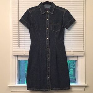 Vintage Tommy Hilfiger Jean Button Down Dress